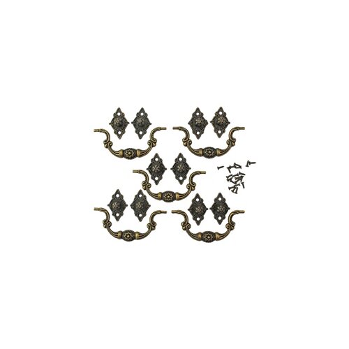 Metalna ručka bronzane boje 90x39 mm - 5 kom | set 07 Cijene