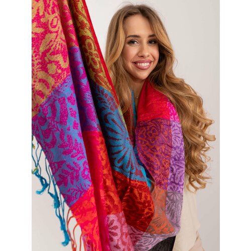 Fashion Hunters Colorful women's scarf with print Slike