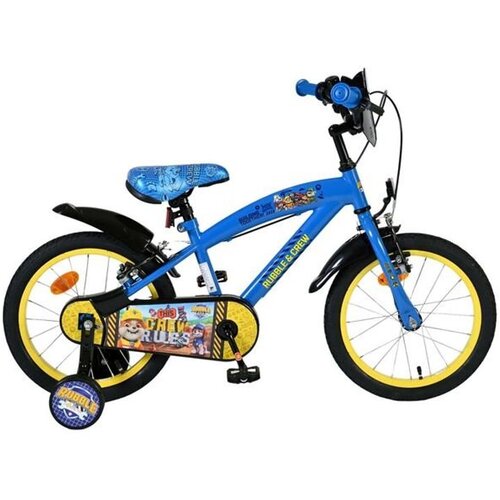Volare dječji bicikl Rubble &amp;amp; Crew 16&amp;Prime; plave boje s dvije ručne kočnice Slike