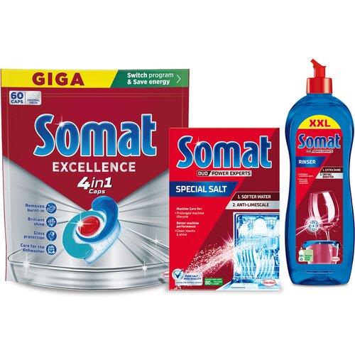 Somat Paket za mašinsko pranje posuđa Excellence Cene