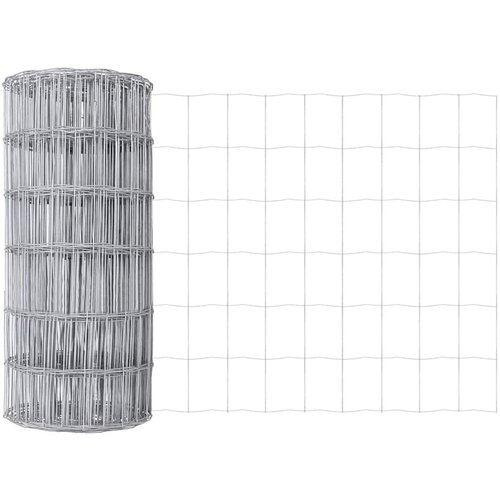 vidaXL Evropska ograja srebrna 0.6 x 50 m, (5000094807) Cene
