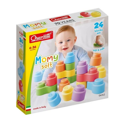  mehke kocke za zlaganje momy soft 24 kosov Cene