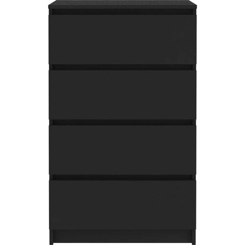 VidaXL Komoda crna 60 x 35 x 98,5 cm od konstruiranog drva Slike