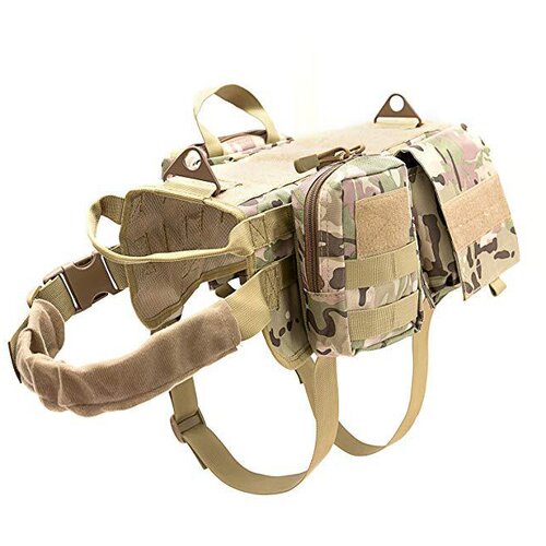 INF Taktični pasji pas - Molle Vest Camouflage S, (21536318) Cene