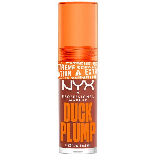 NYX Professional Makeup duck Plump lip plumping sjaj za usne 05 brown of applouse Slike