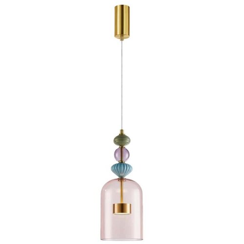  LED luster na sajli ARTE LED/12W/230V, prečnik 16 cm, mesing Cene