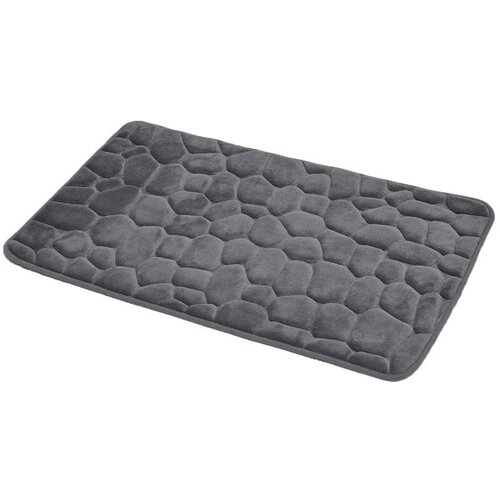 Tendance Tepih Za Kupatilo Pebble 50X80 Cm Memorijska Pena, Tamno Siva Cene