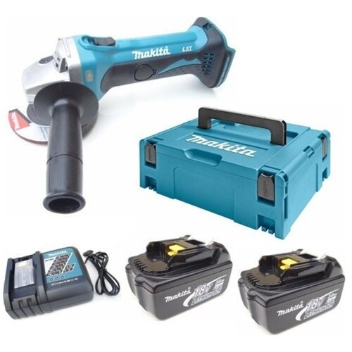 Makita akumulatorska kutna brusilica DGA452RFJ (18V/3,0Ah, Li-ion) 2 baterije, punjač, kofer Cijene