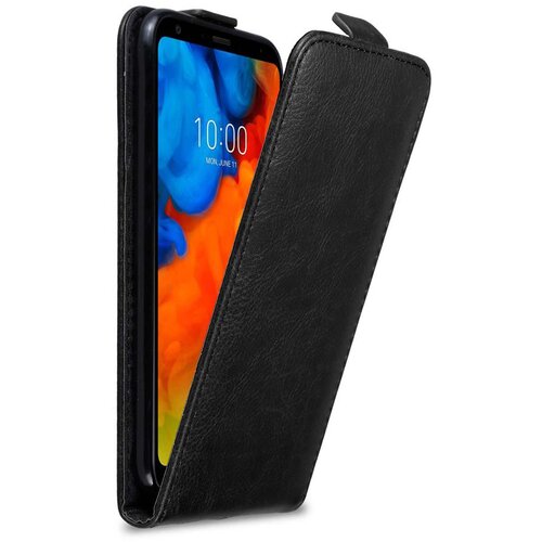 Cadorabo Ohišje, združljivo z LG Q STYLUS v nočna črna - Zaščitni ovitek v obliki flipa z magnetnim zapiranjem, (20559200) Cene