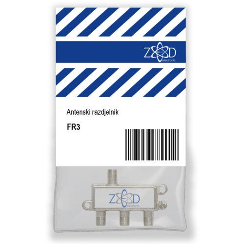 Zed Electronic Antenski razdjelnik 1 ulaz - 3 izlaza, 5-2400MHz - FR3 Cijene