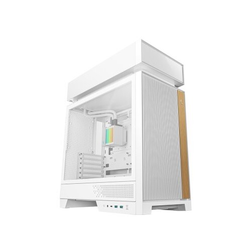 DeepCool Računalni&scaron;ko ohi&scaron;je CL6600 WH, AIO 360mm, ATX, Midi-Tower, ARGB, kaljeno steklo, belo Cene