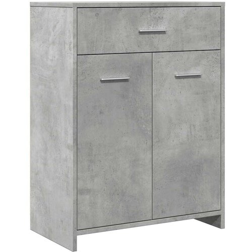 Maison Chic Kopalniška omarica - Kopalniški kabinet betonsko siva 60x33x80 cm iverna plošča, (21794592) Cene