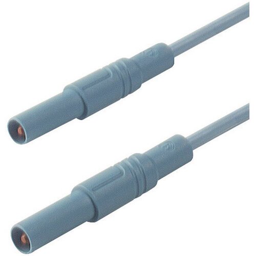 SKS Hirschmann 4 mm safety test lead\, 2x straight plugs\, 2\,5 mm²\, 200 cm, (20423193) Cene