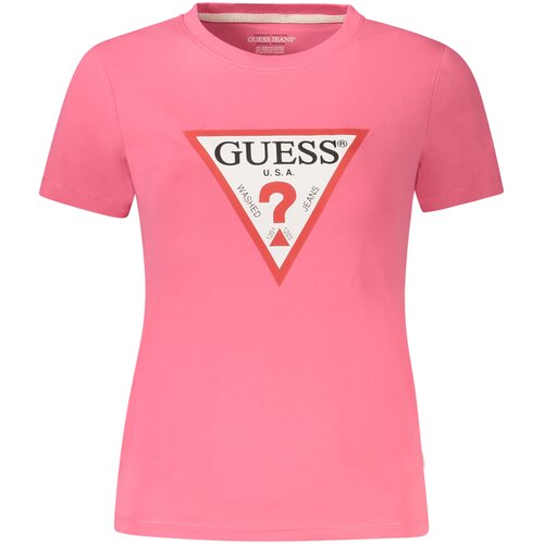 Guess Jeans WOMEN&amp;amp;#39;S SHORT SLEEVE T-SHIRT PINK Slike