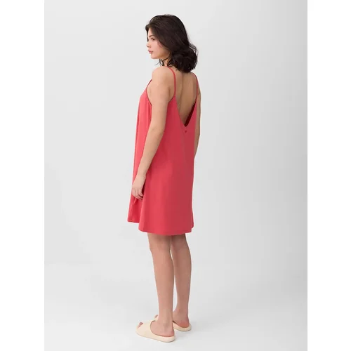 4f Women's neckline strapless dress - orange