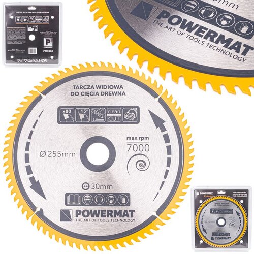  Karbidna lista pile za drvo 255x30 80z TDD-255x30x80Z Slike