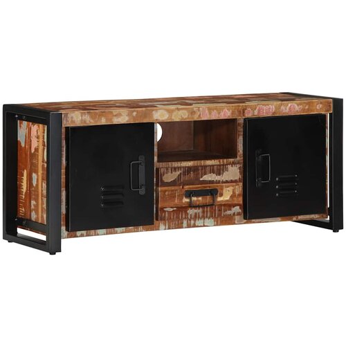 vidaXL TV omarica 100x30x40 cm masivni les obnovljen Cene