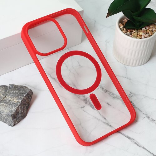 Torbica magesafe za iphone 15 pro max 6.7 crvena Slike