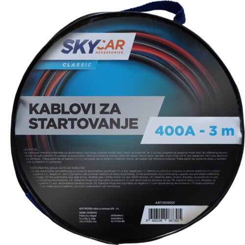 Skycar kabl za startovanje 3 m KABLOVI 300CM Slike