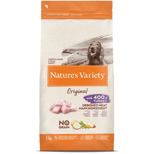 Nature's Variety Original No Grain Medium/Maxi Adult puretina - 2 kg