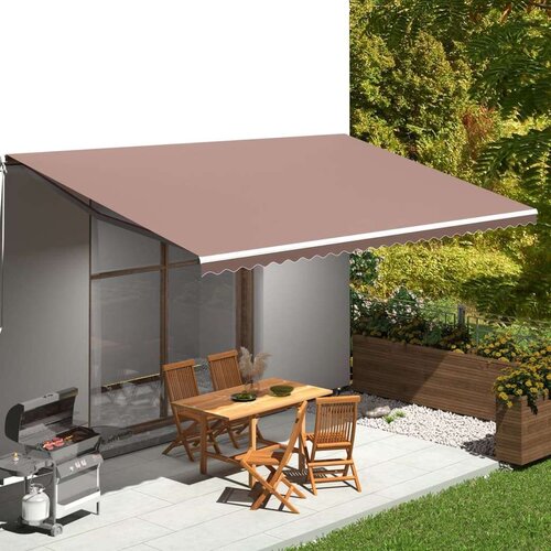  Zamjenska tkanina za tendu smeđa 6 x 3 m Slike