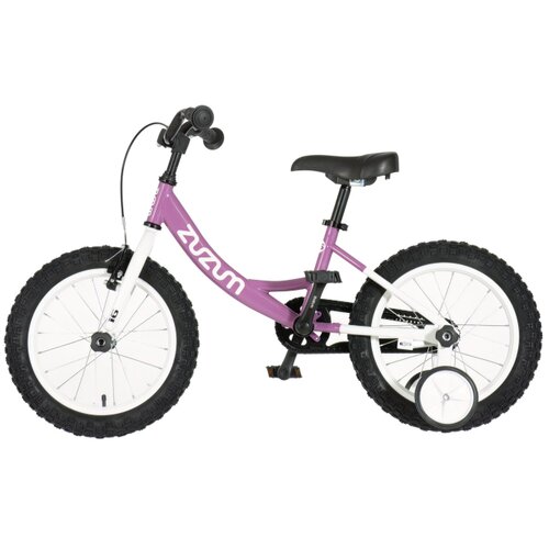 Zuzum bicikl za devojčice, 16&amp;quot;/8&amp;quot;, Ljubičasto-beli Slike