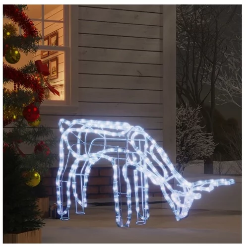  Zložljiva figura severni jelen s 144 hladno belimi LED lučkami