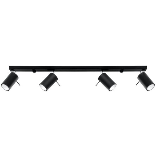 Nice Lamps Črna stropna svetilka Sollux Etna 4L Cene