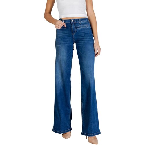 Liu Jo Kavbojke bootcut ECS B.UP PARFAIT FLARE H.W. UA6069 DS004 Modra Cene