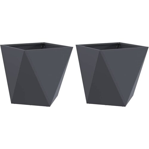 Sadilica 2 pcs Antracit 50 x 50 x 50 cm Čelik Slike