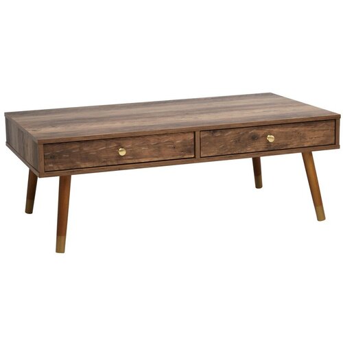 Premier Housewares Klubska mizica v temni naravni barvi 59x110 cm Frida &ndash; Cene