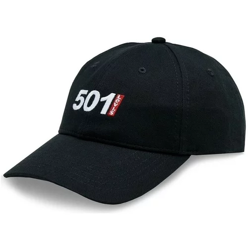 Levi's Kape s šiltom 501 GRAPHIC CAP Črna