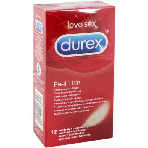 Durex feel thin prezervativi 12 komada Slike