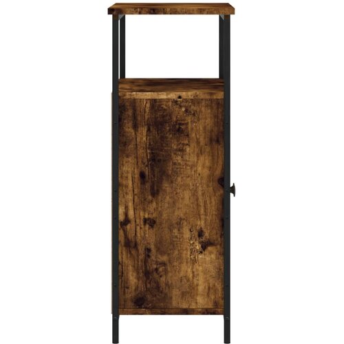 Komoda boja dimljenog hrasta 70 x 30 x 80 cm konstruirano drvo Smeđa Slike