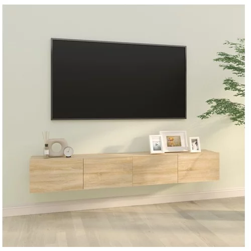  TV omarica 2 kosa sonoma hrast 100x30x30 cm konstruiran les