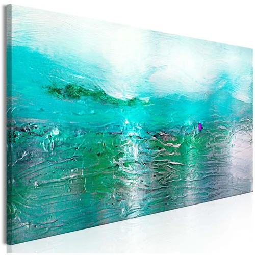  Slika - Turquoise Landscape (1 Part) Narrow 120x40