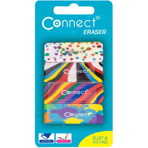Gumica SINTETIČKA MULTICOLOUR PK4 CONNECT BLISTER Cene