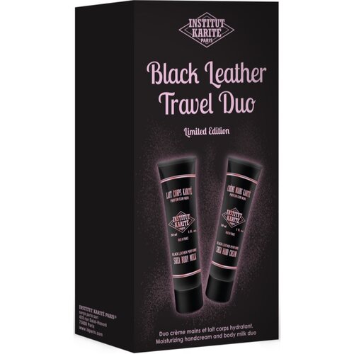 Institut Karité Paris Black Leather Travel Duo putni set za ruke i tijelo Cijene