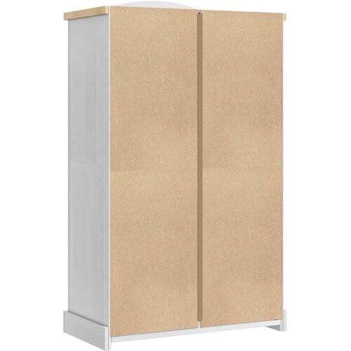  CORONA Bijelo 101 x 52 x 170 cm Čvrsto borovo drvo Slike