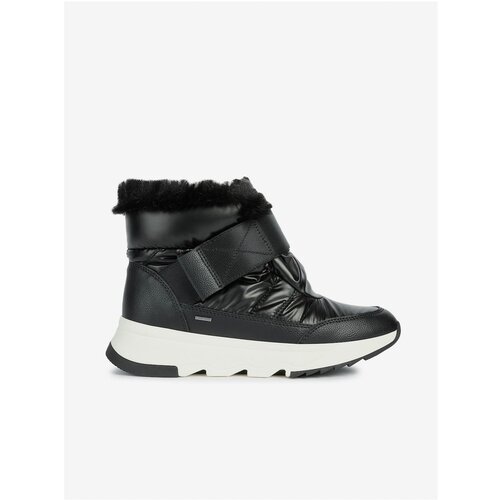 Geox Black women's snow boots with faux fur Falena - Women's Cijene