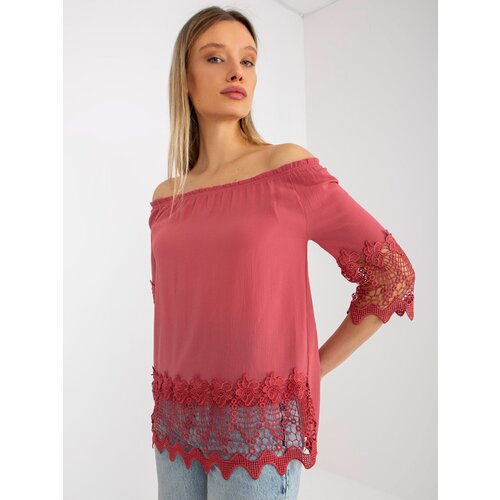LAKERTA Blouse-LK-BZ-506188.32X-dark pink Cene