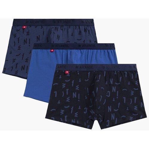 Atlantic Men&amp;#039;s boxers 3Pack - blue Slike