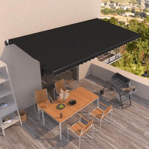 Tenda na automatsko uvlačenje 600x350 cm antracit Slike
