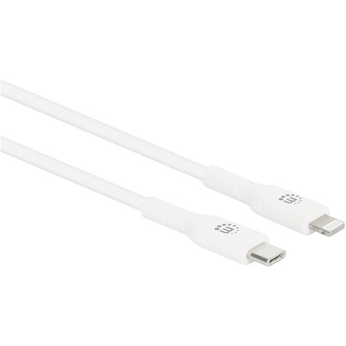 Manhattan USB-C v Lightning Sync/polnilni kabel USB-C mo&scaron;ki v Apple MFi-certified 8-pin Lightning konektor 1 m za iPhone/iPad/iPod 480 Mbit/s bel Manh, (20530678) Cene