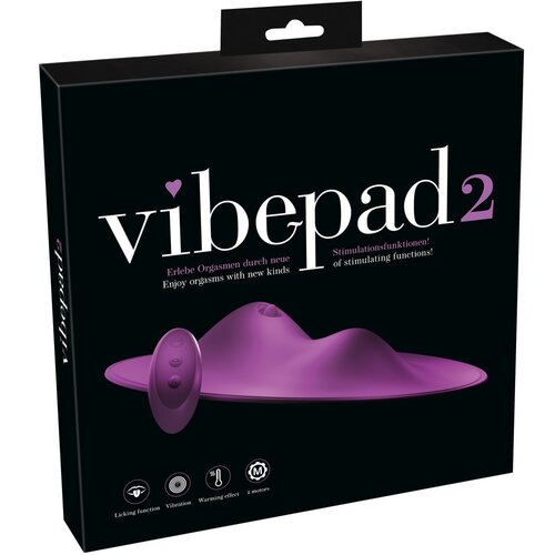 Vibepad 2 - punjivi, radio, vibrator za podlogu za lizanje (ljubičasta) Cijene