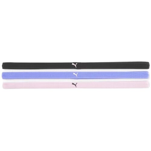 Puma Sportbands Womens Pack 3p Czarna, Fioletowa, R&amp;oacute;żowa sarena Slike
