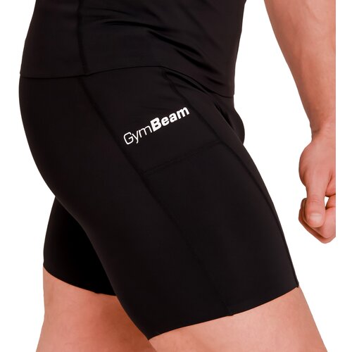 GymBeam Kompresijske kratke hlače High Black Slike