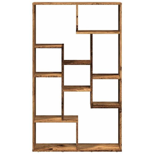  Regal za knjige boja starog drva 72x20x120,5 cm konstruirano drvo Slike