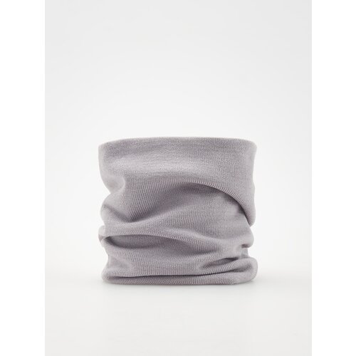 Reserved - Okrugli &amp;scaron;al od žerseja s mje&amp;scaron;avinom viskoze - light grey Slike