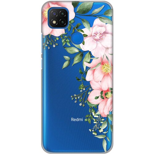  Torbica silikonska print skin za xiaomi redmi 9C/10A gentle roses Cene